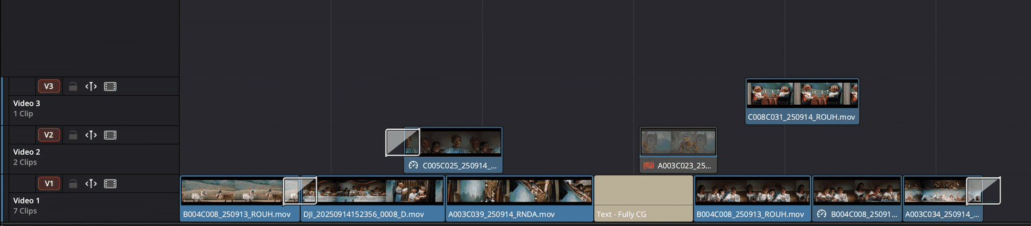 Timeline with Metadata Added